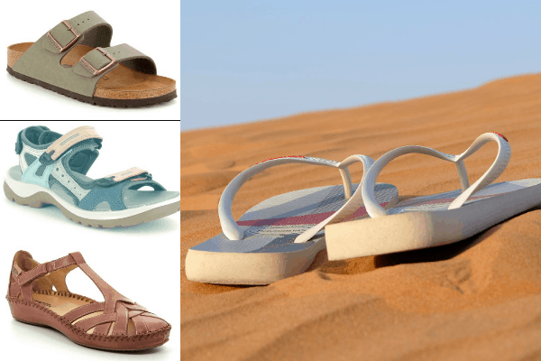 Holiday sandals