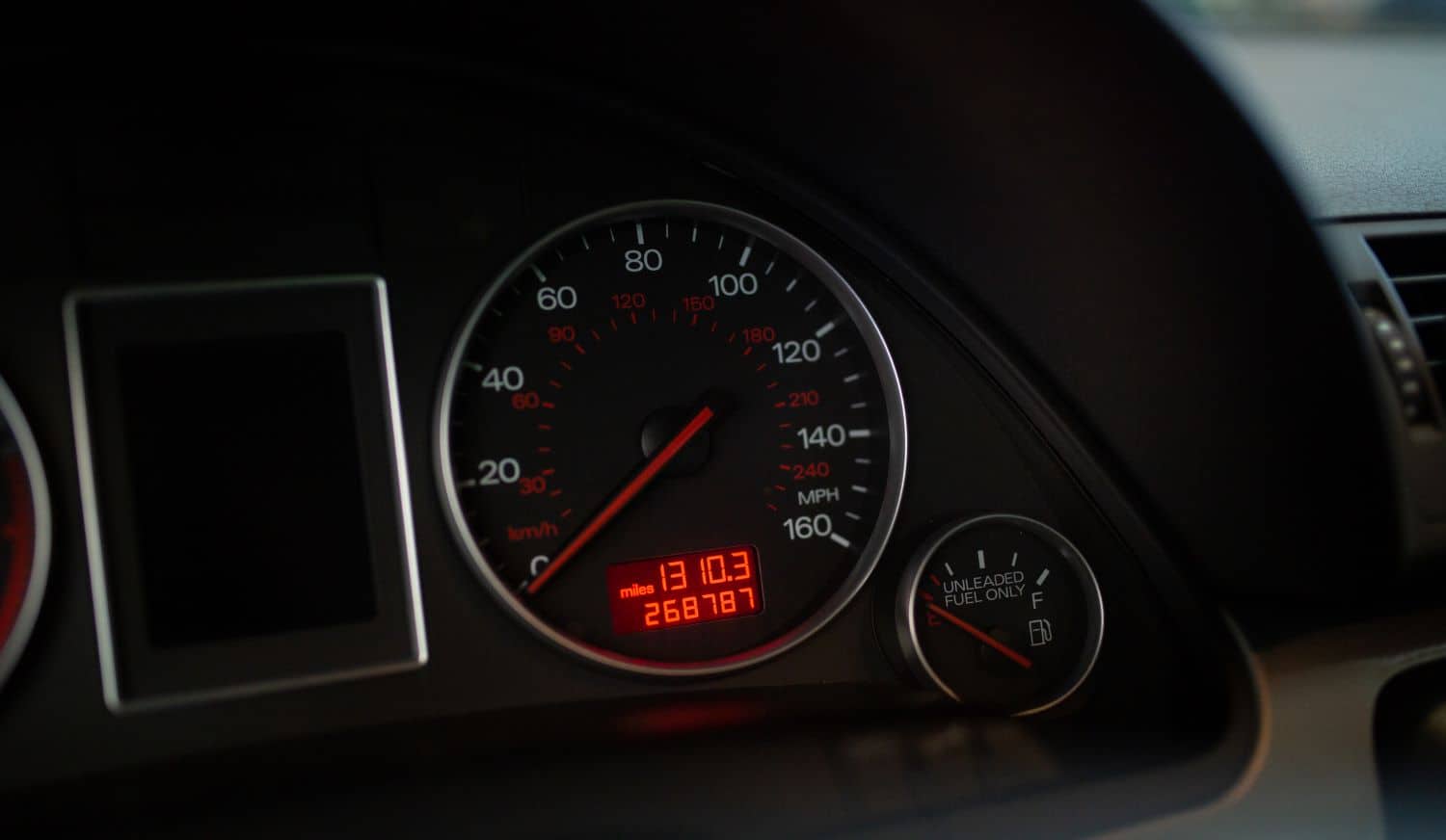 Car odometer and speedometer